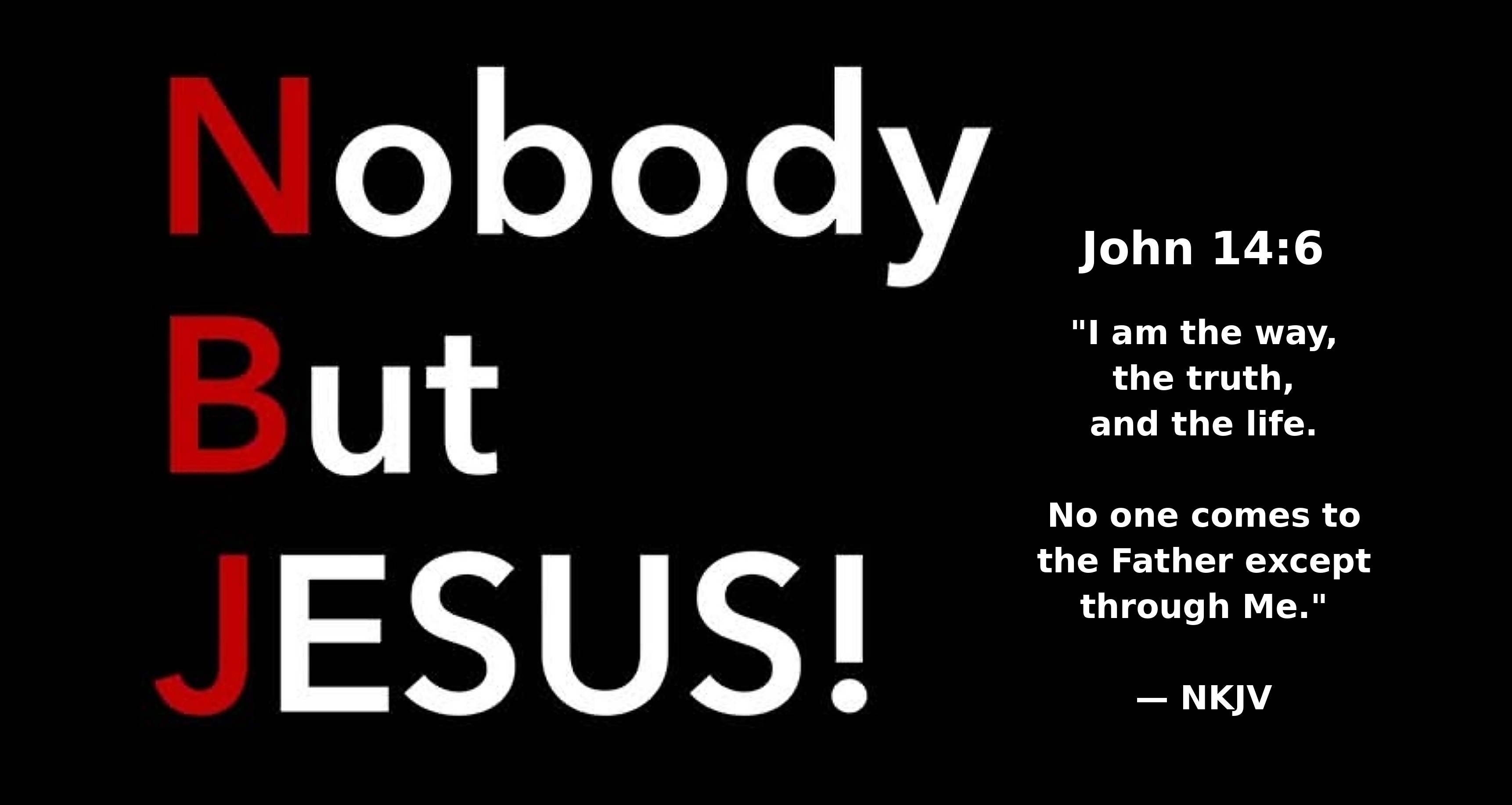 Nobody But Jesus — 2026 Theme